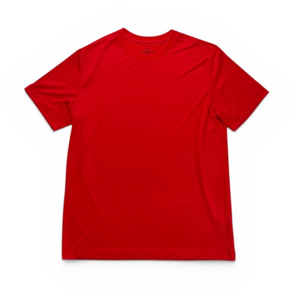 Nike Dri-Fit Red Short-Sleeve Crew Tee